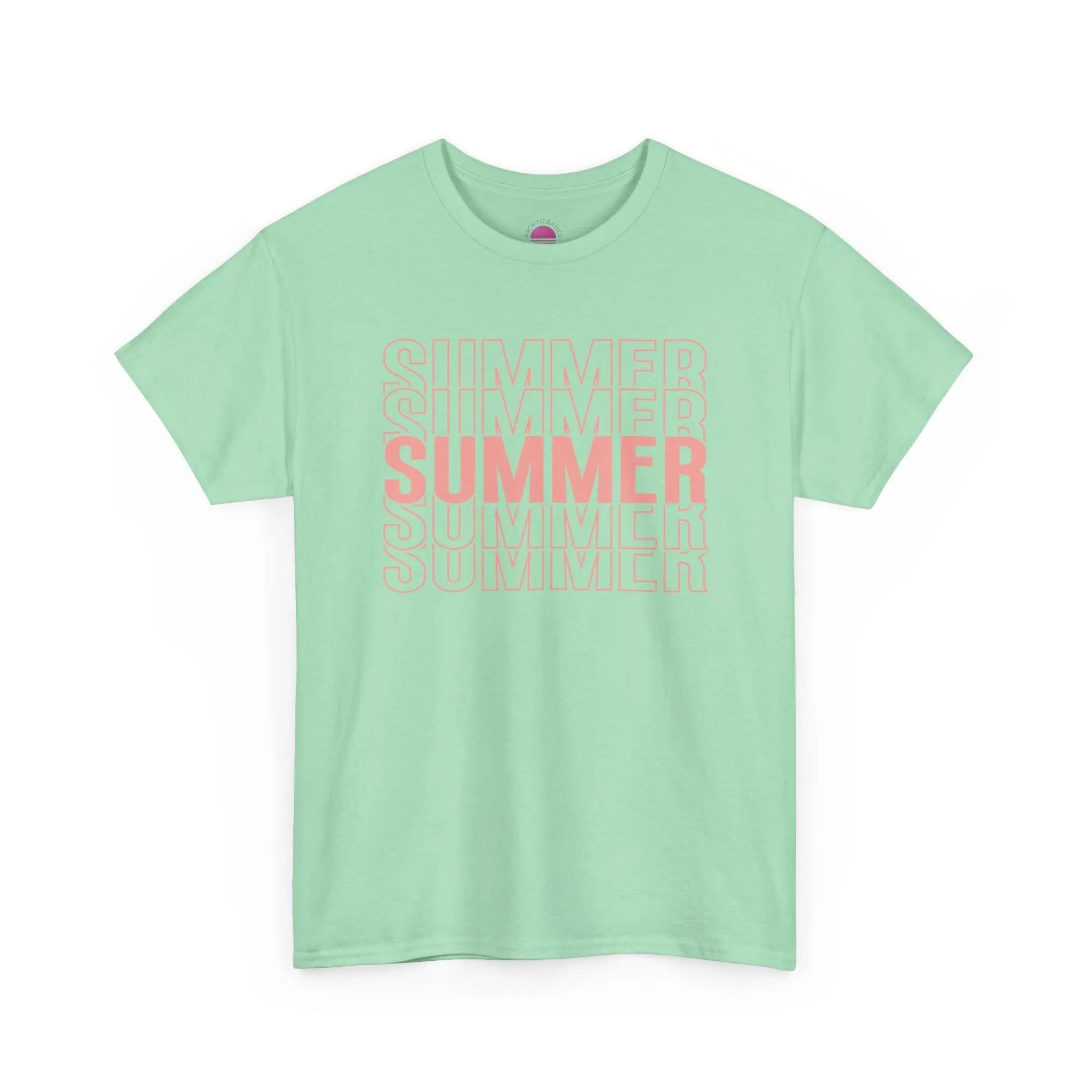 Pink "SUMMER" Graphic Tee — Summer Repeat Printify