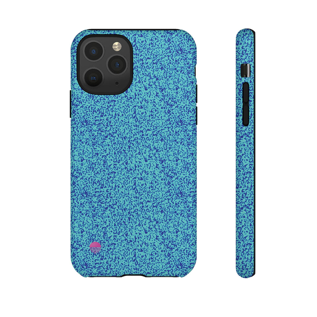 All over print iphone cases aqua blue