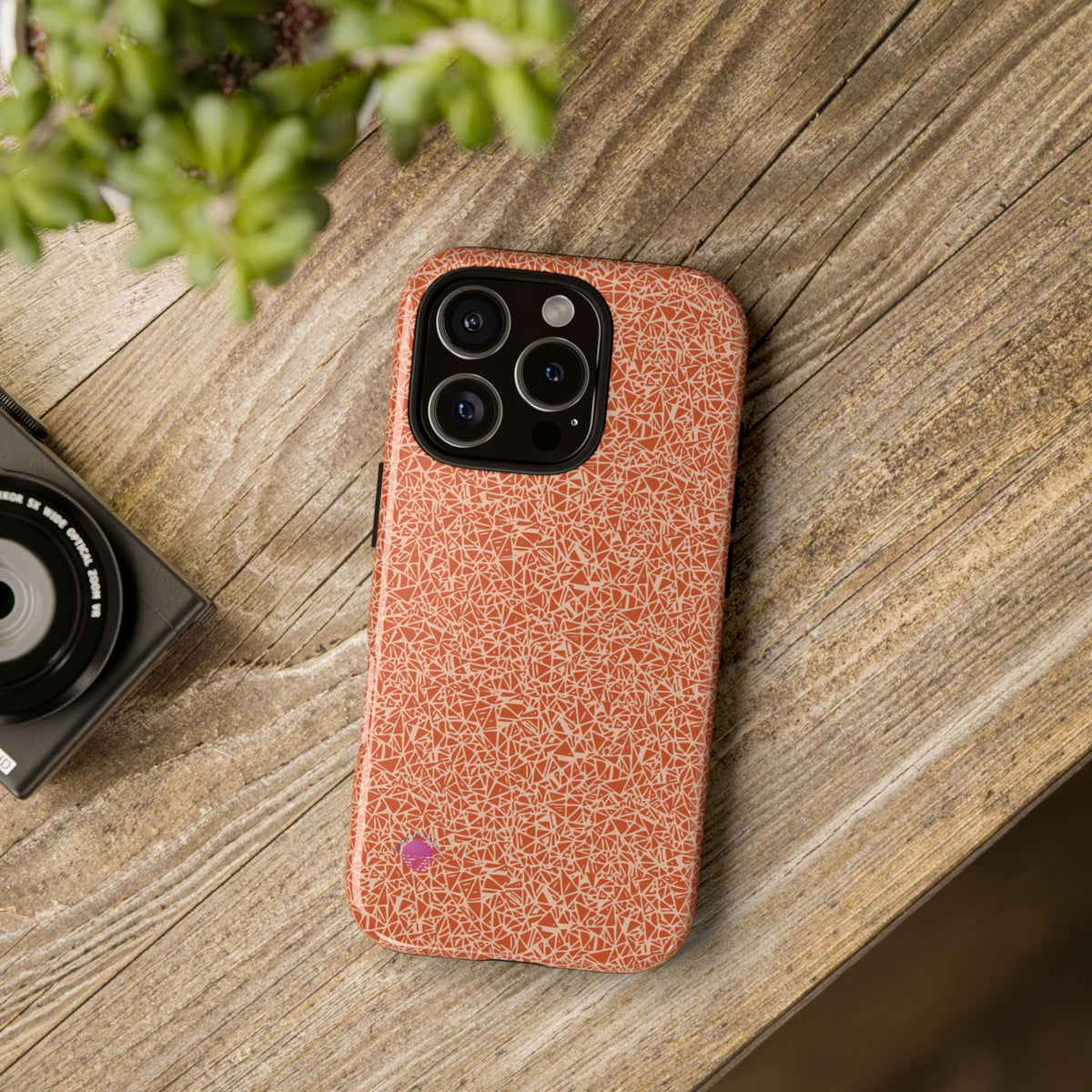 Micro-design phone cases orange