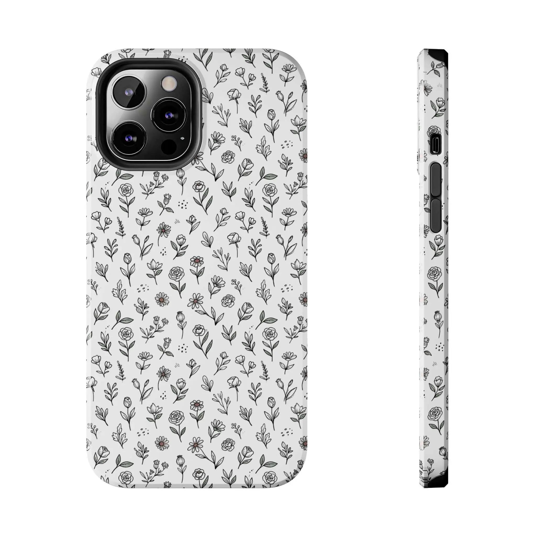 Floral Summer Vibe Phone Case — Tough Protective Floral All‑Over Print Printify