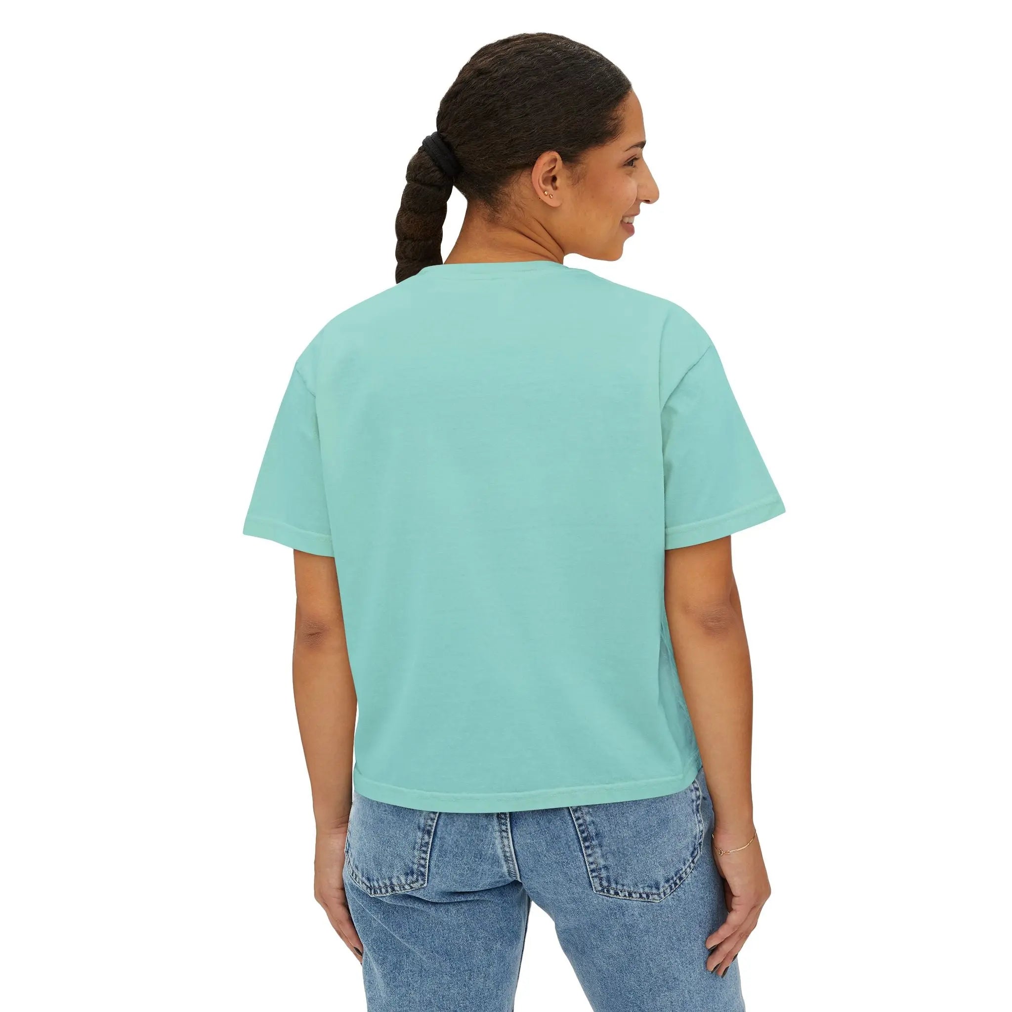 Panda Trio Boxy Tee — Women's Cute Panda Graphic T-Shirt Printify