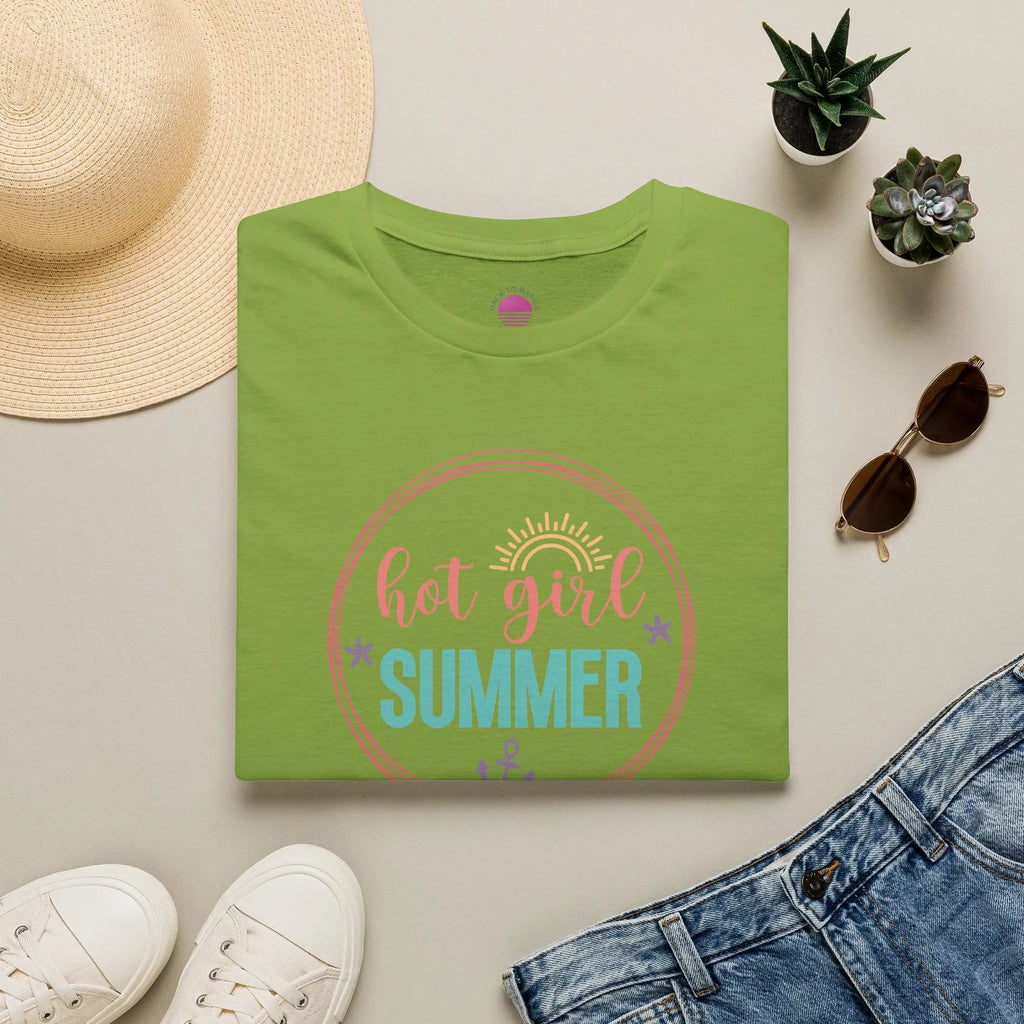 Hot Girl Summer Beachy Sun T-Shirt Printify