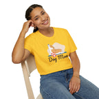 Dog Mom T-Shirt — Colorful Paw Print Tee for Pet Lovers Printify