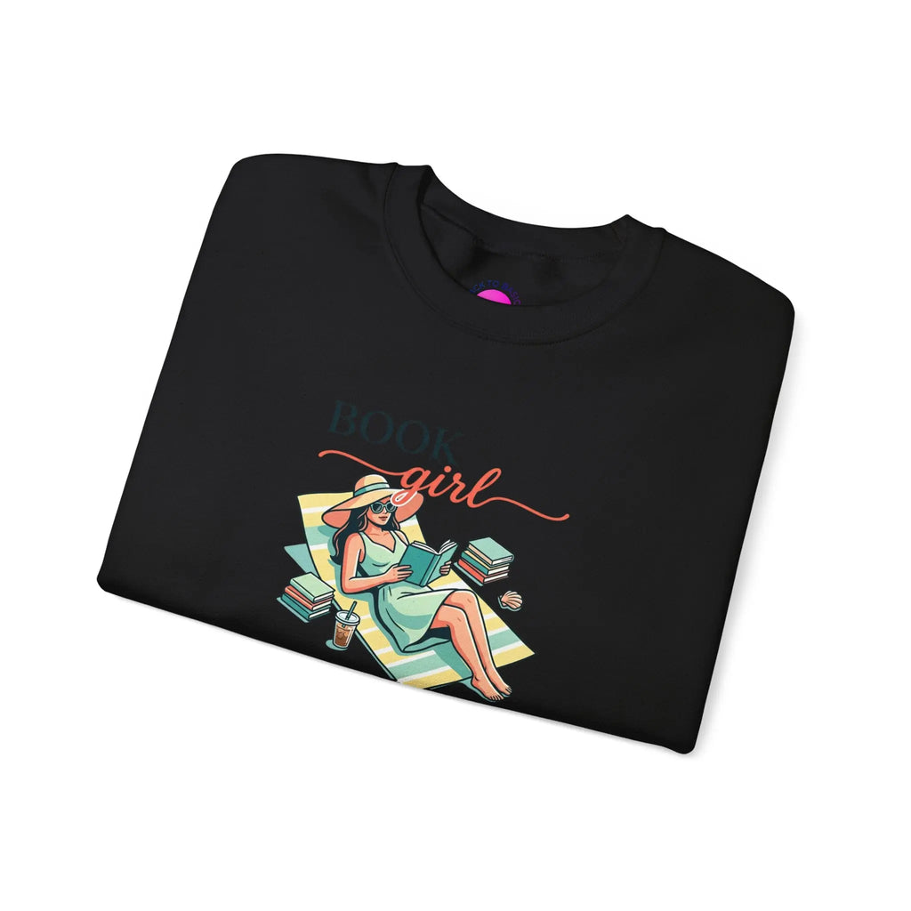 Book Girl Summer Sweatshirt | BookTok, Bookish Summer Aesthetic Printify