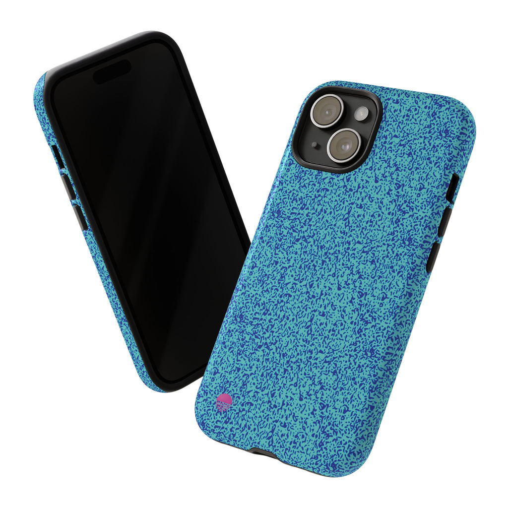 All over print iphone cases aqua blue