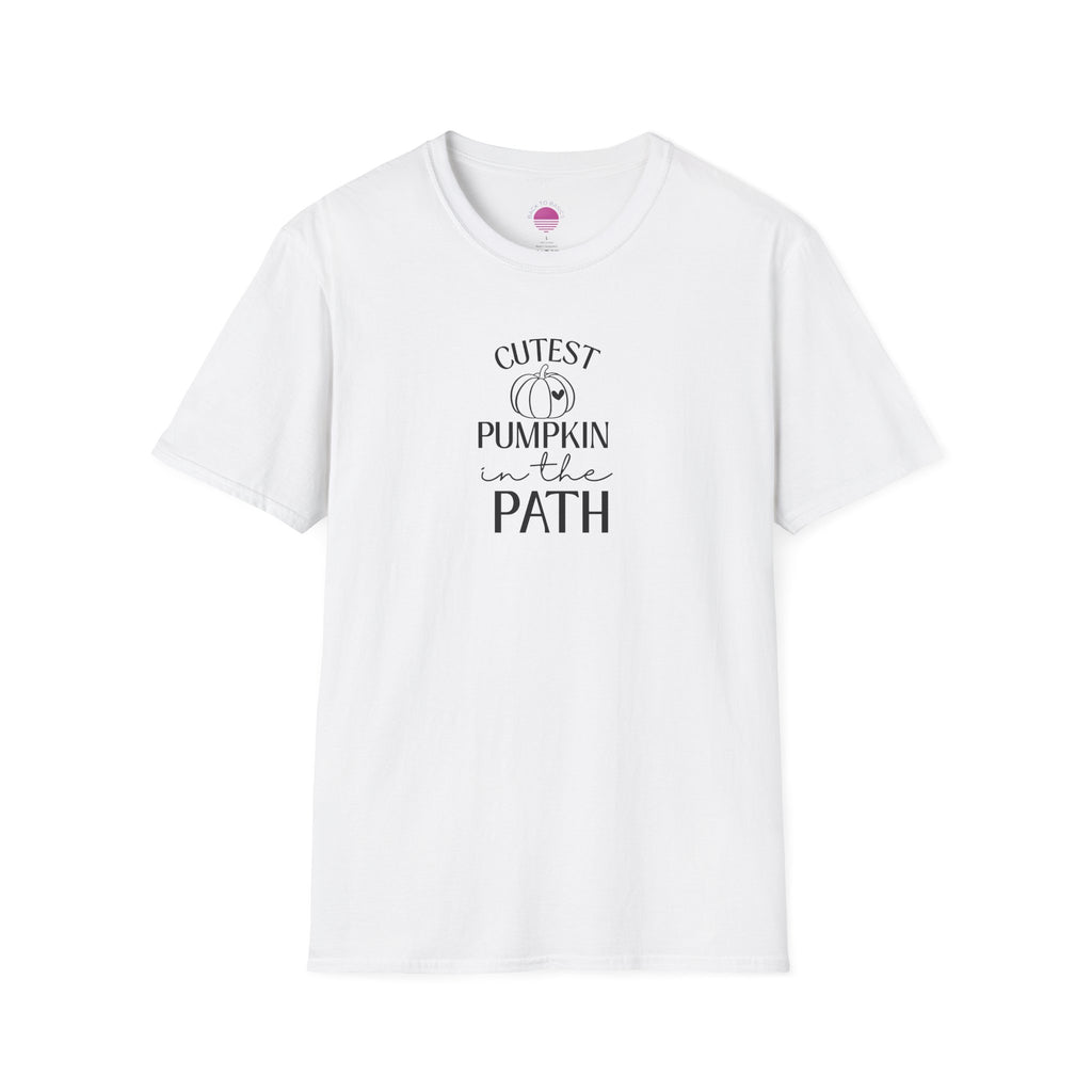 T-Shirt — "Cutest Pumpkin in the Path" Fall Graphic Tee