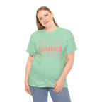 Pink "SUMMER" Graphic Tee — Summer Repeat Printify