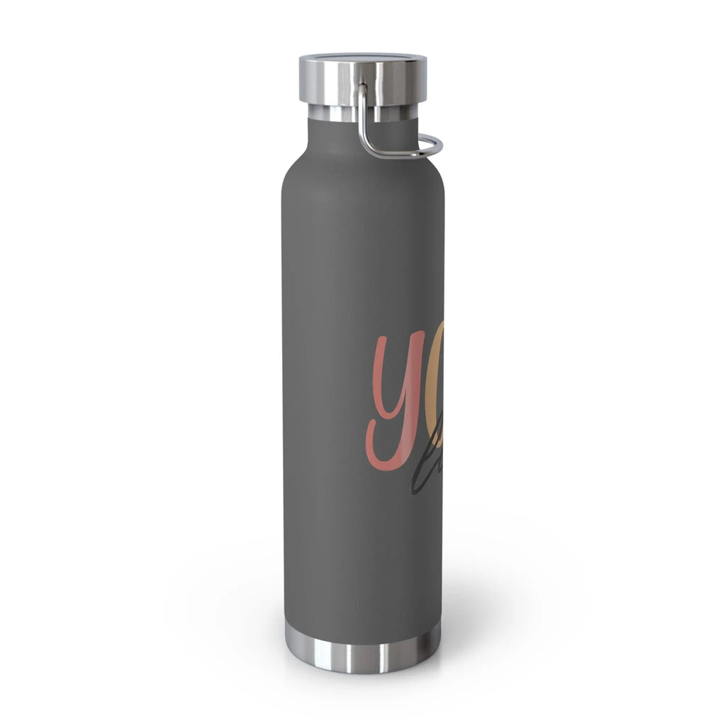 ‘Yoga Life’ Insulated Bottle, 22oz Printify