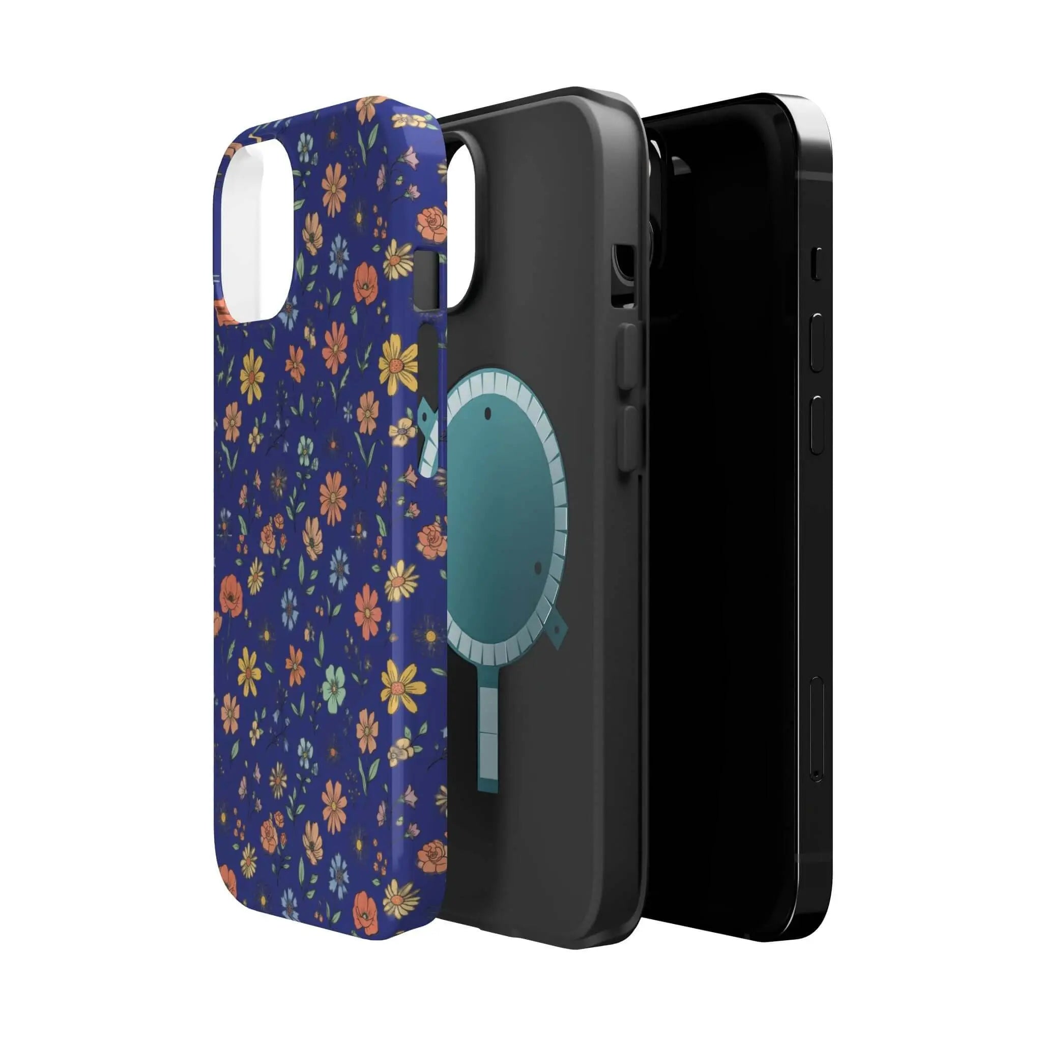 Floral All-Over Seasonal Print Phone Case — Magnetic Impact-Resistant Printify