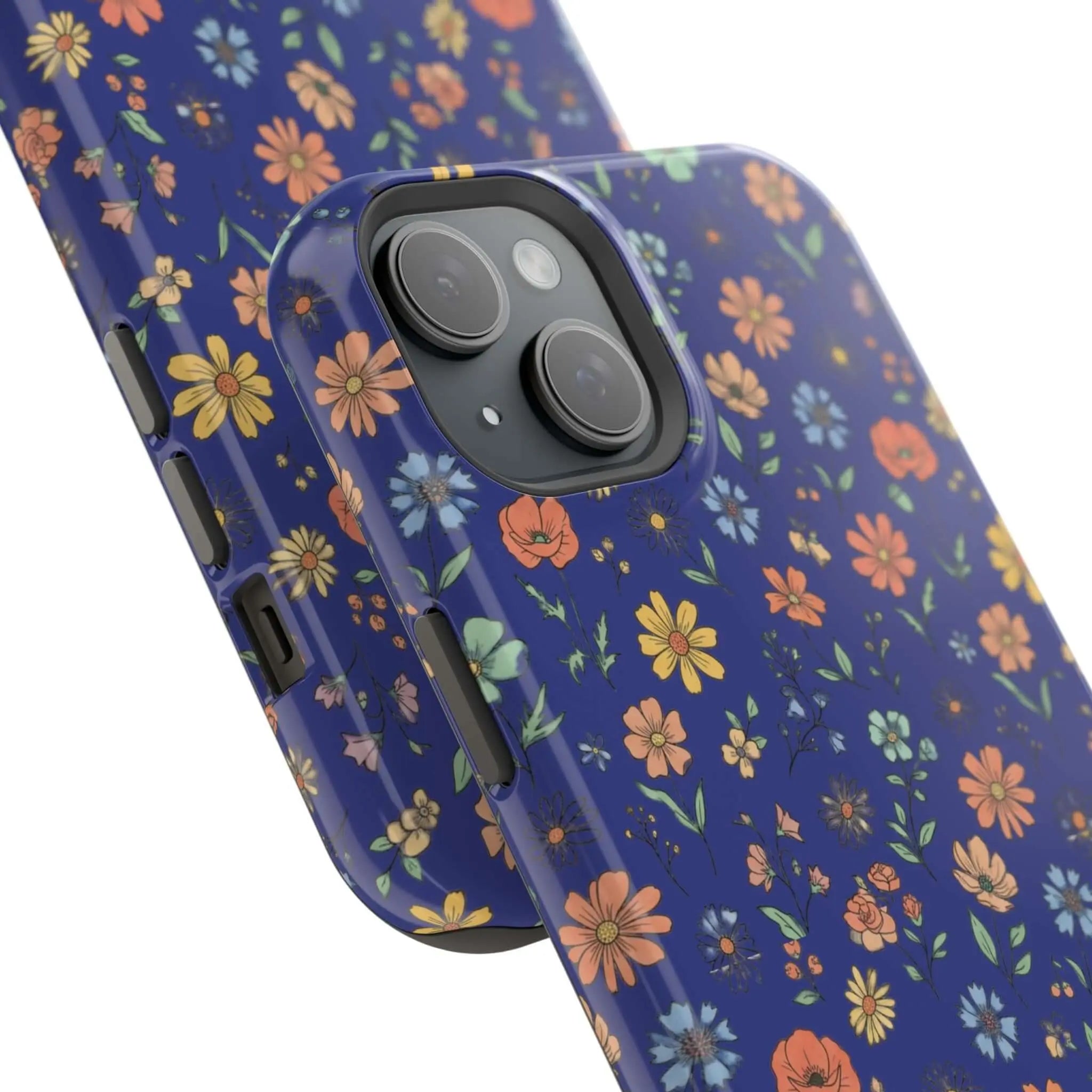 Floral All-Over Seasonal Print Phone Case — Magnetic Impact-Resistant Printify