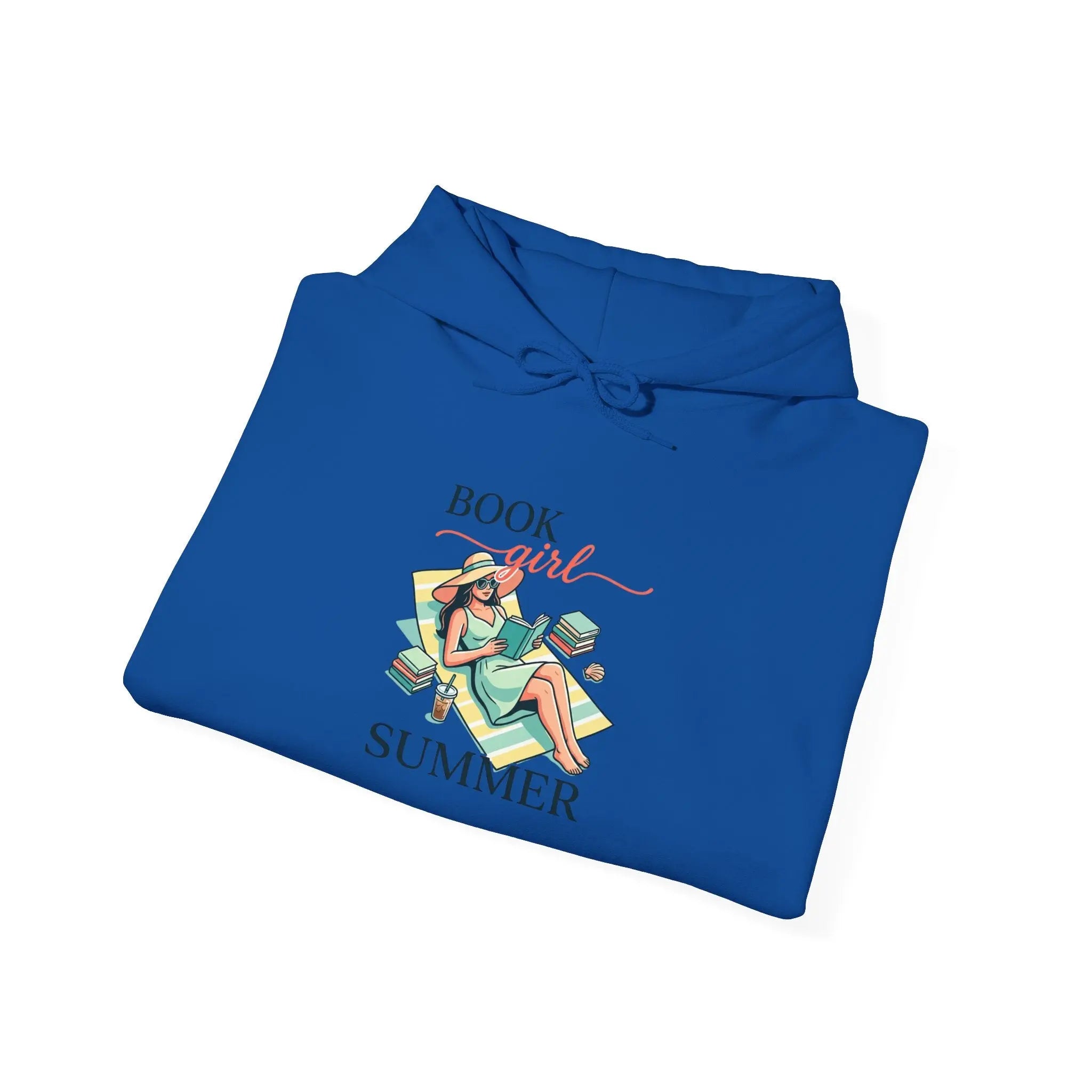 Book Girl Summer Hoodie | BookTok, Reading, Beach Reads, Bookish Summer Aesthetic Printify