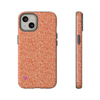 Micro-design phone cases orange