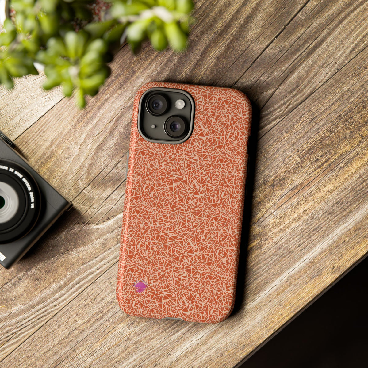 Micro-design phone cases orange
