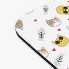 Cat Lovers Desk Mouse Pad — Cute Cat-Themed Rectangle Mousepad