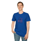 God Bless America Patriotic Christian T-Shirt with Cross Printify