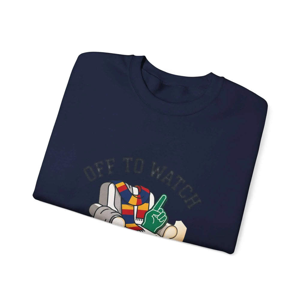 Off to Watch Crewneck Sweatshirt | Soccer Watch Party, Match-Day Outfit Printify