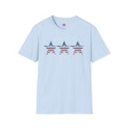 Patriotic Star Stripe T-Shirt — American Flag Stars & Stripes Tee Printify