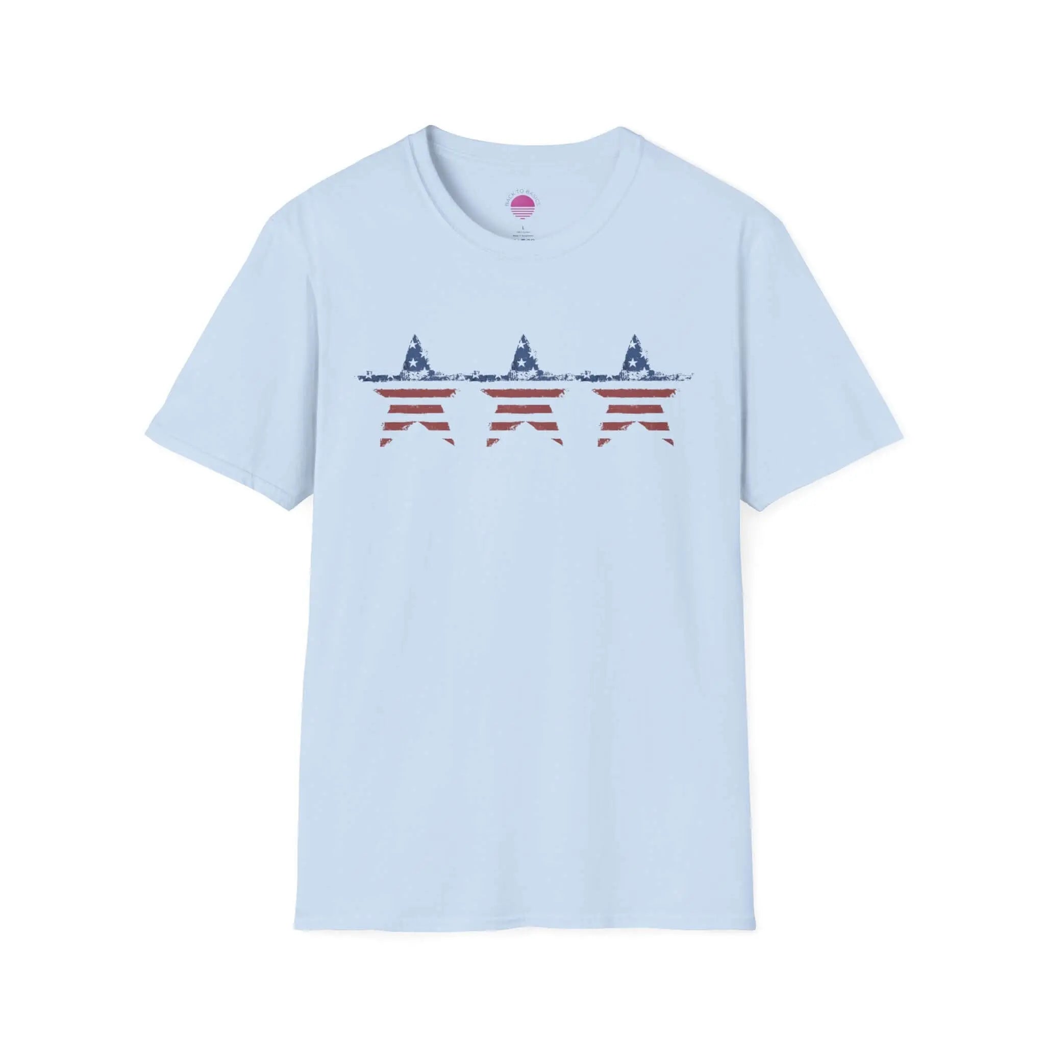 Patriotic Star Stripe T-Shirt — American Flag Stars & Stripes Tee Printify