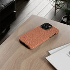 Micro-design phone cases orange