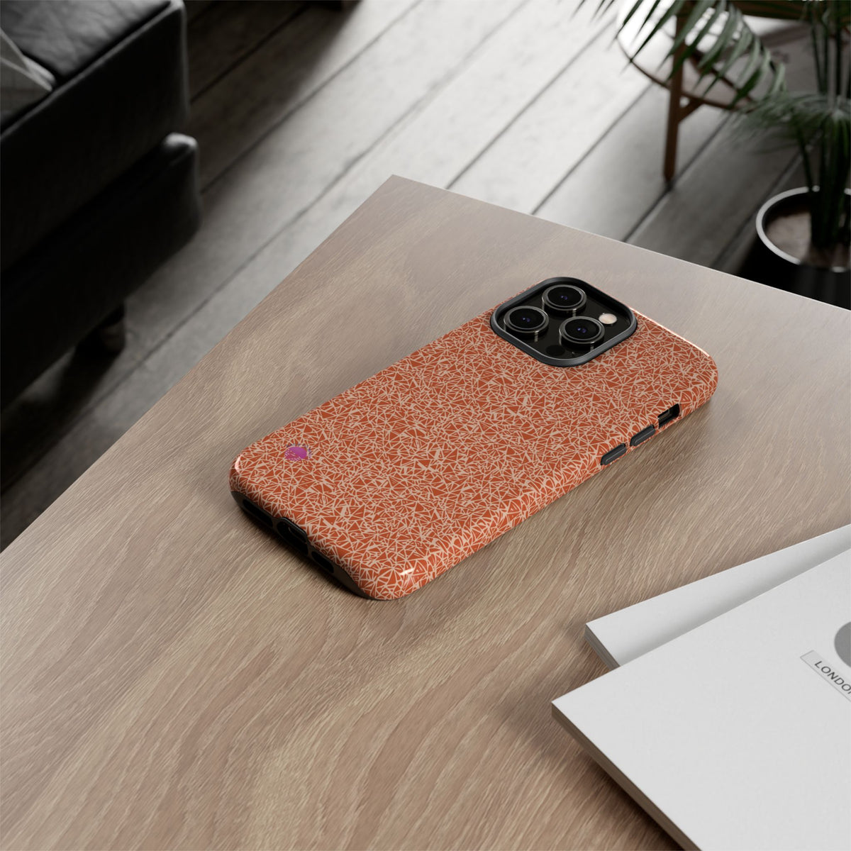 Micro-design phone cases orange