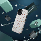Heart Doodle Shockproof Phone Case — Cute Neutral Tiny Hearts Design Printify