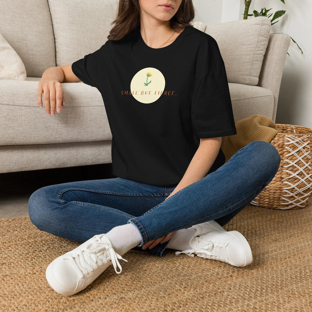 Small But Fierce Women's Minimalist T-Shirt Printify