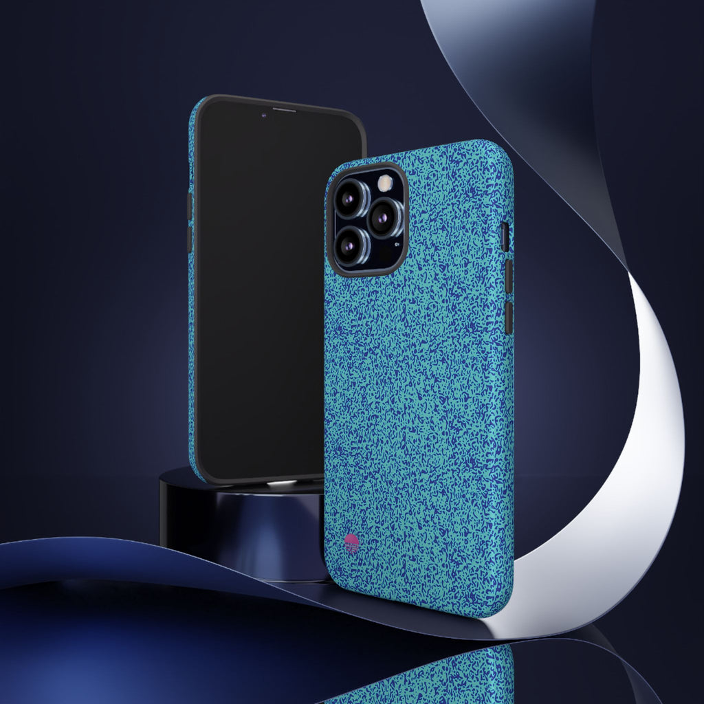 All over print iphone cases aqua blue