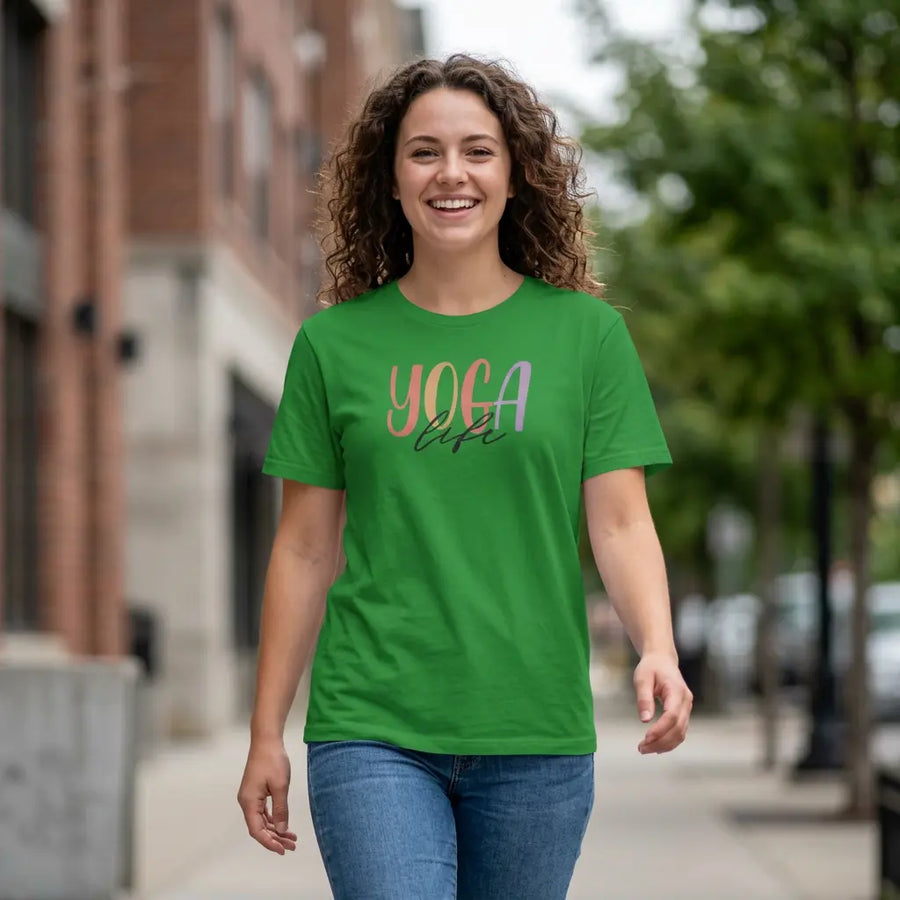 ‘Yoga Life’ unisex T-Shirt Printify