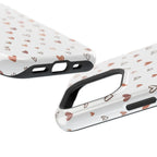 Heart Doodle Shockproof Phone Case — Cute Neutral Tiny Hearts Design Printify