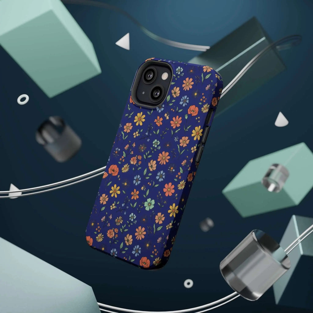 Floral All-Over Seasonal Print Phone Case — Magnetic Impact-Resistant Printify