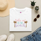 Take Me to the Beach Pastel Palm T-Shirt Printify