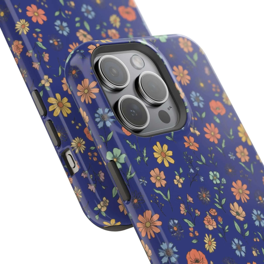 Floral All-Over Seasonal Print Phone Case — Magnetic Impact-Resistant Printify