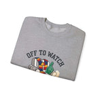 Off to Watch Crewneck Sweatshirt | Soccer Watch Party, Match-Day Outfit Printify