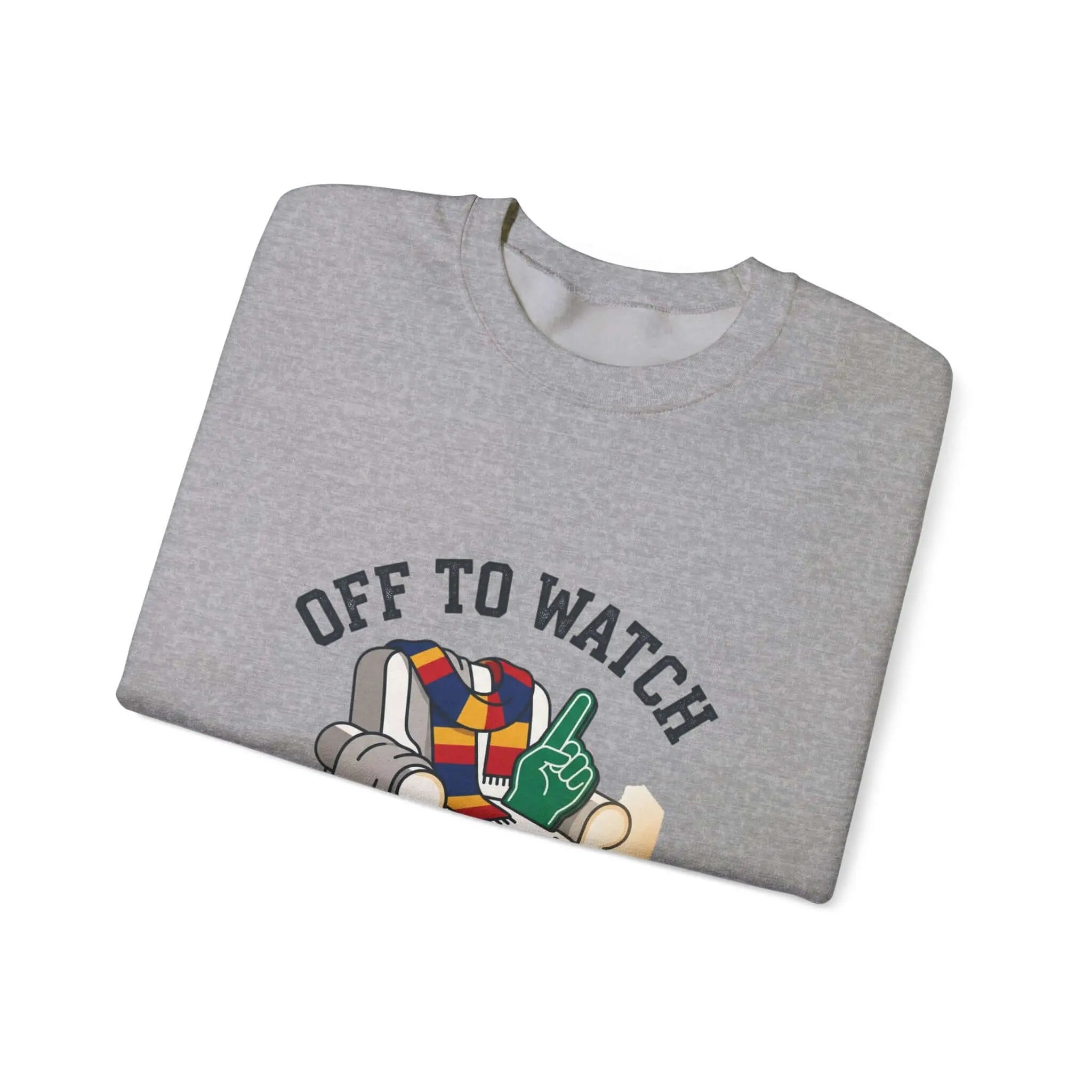 Off to Watch Crewneck Sweatshirt | Soccer Watch Party, Match-Day Outfit Printify