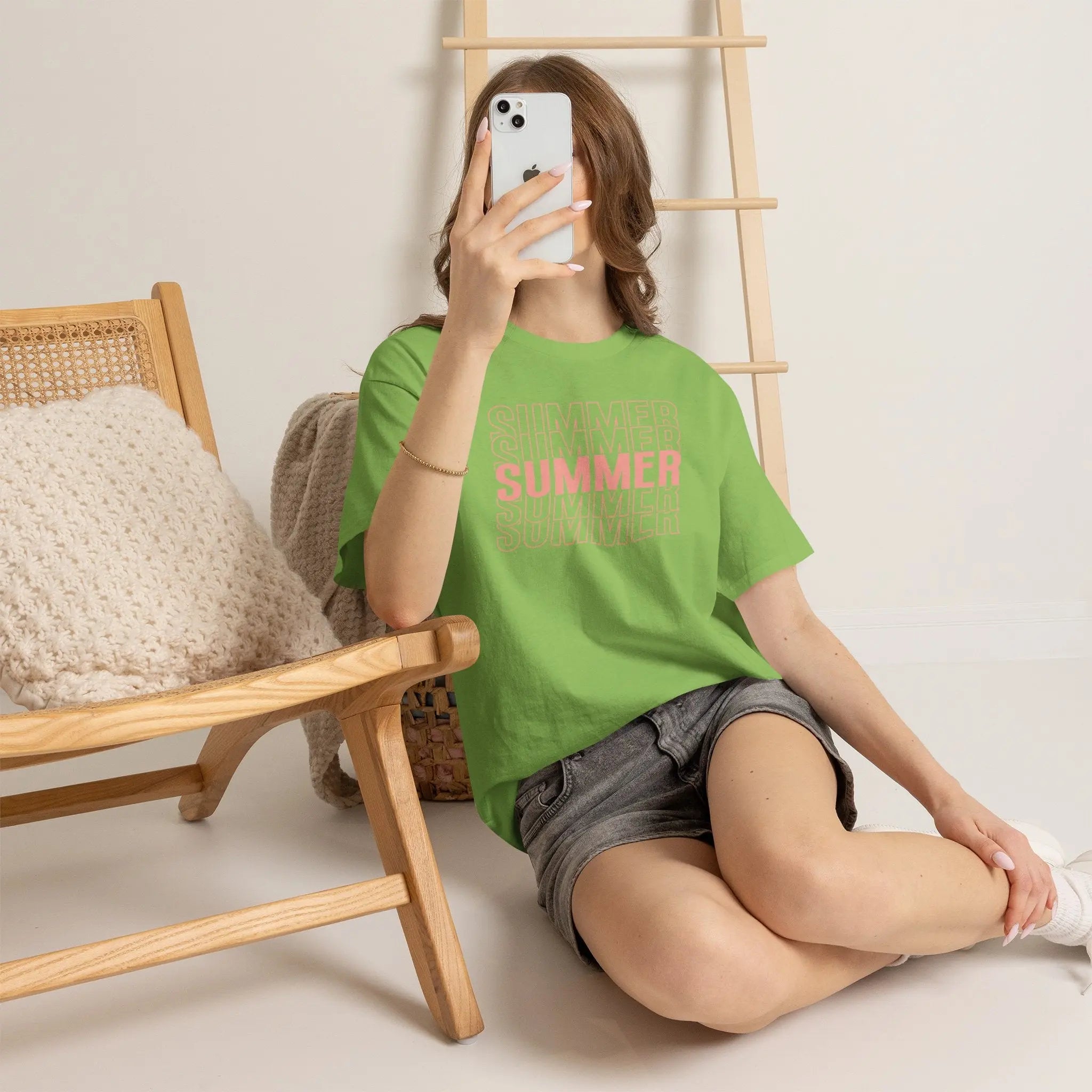 Pink "SUMMER" Graphic Tee — Summer Repeat Printify