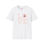 Love Panda T-Shirt — Cute Panda Holding Heart Graphic Tee Printify