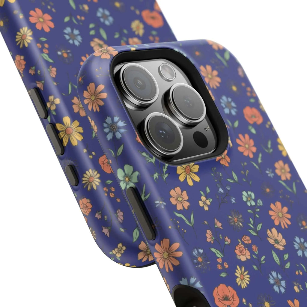 Floral All-Over Seasonal Print Phone Case — Magnetic Impact-Resistant Printify