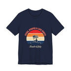 Stars Stripes & Lake Vibes Tee | vintage USA, red white blue Printify