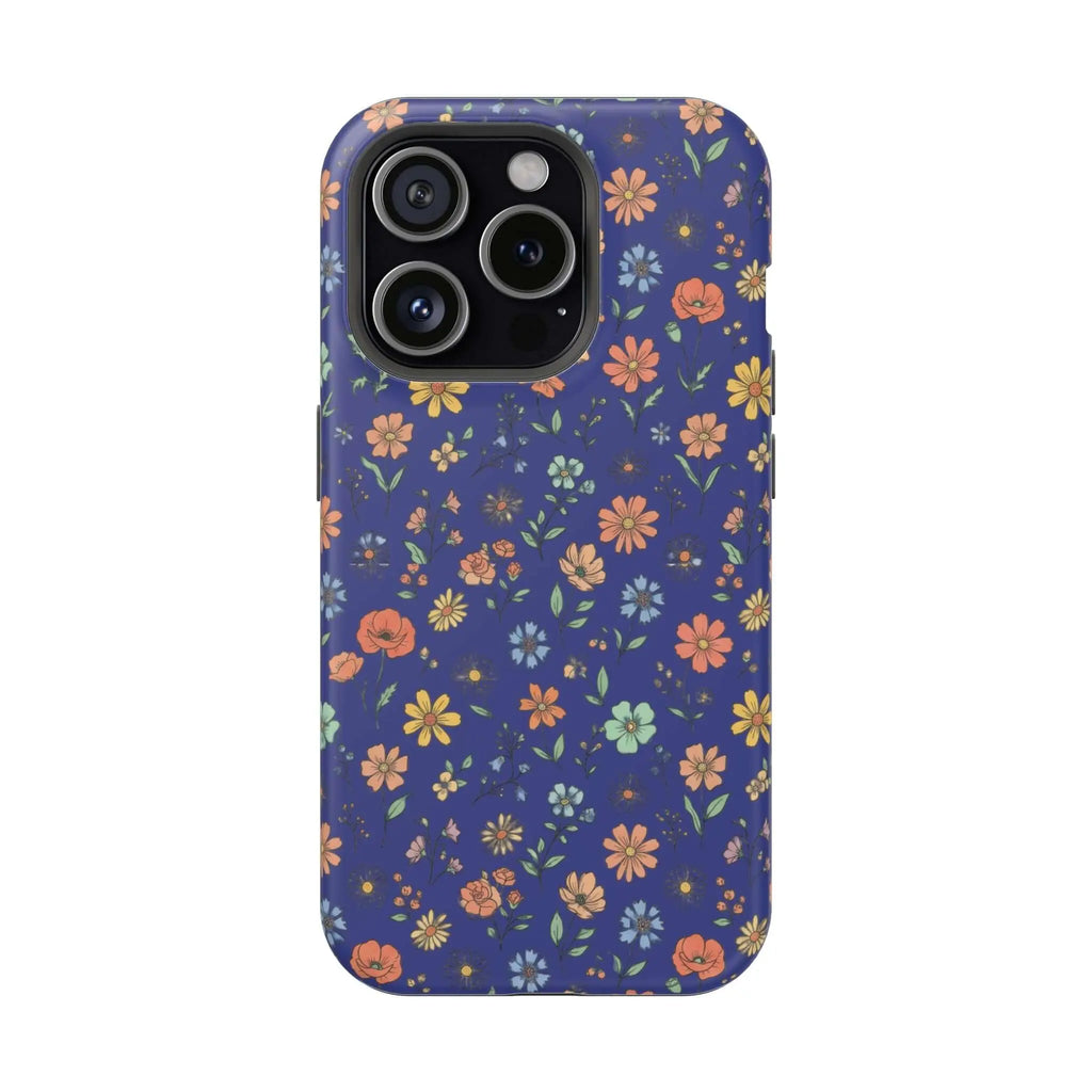Floral All-Over Seasonal Print Phone Case — Magnetic Impact-Resistant Printify