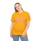 Pink "SUMMER" Graphic Tee — Summer Repeat Printify