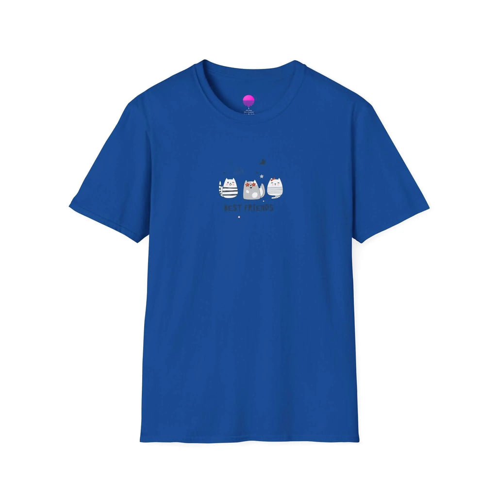 Cat Best Friends T-Shirt — Matching Cat Lover Tee Printify
