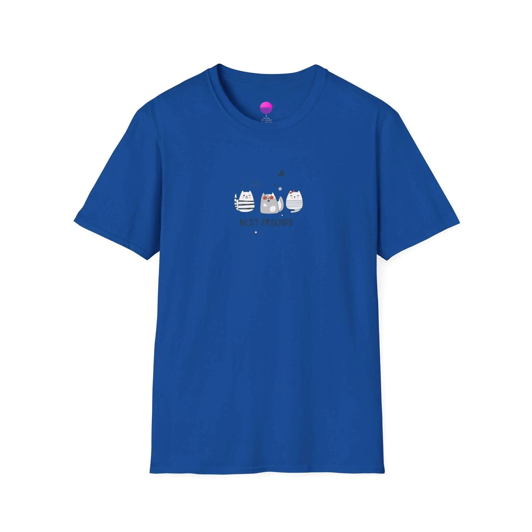 Cat Best Friends T-Shirt — Matching Cat Lover Tee Printify