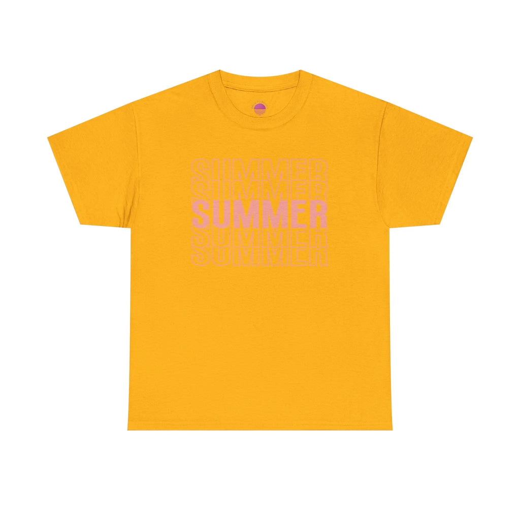 Pink "SUMMER" Graphic Tee — Summer Repeat Printify