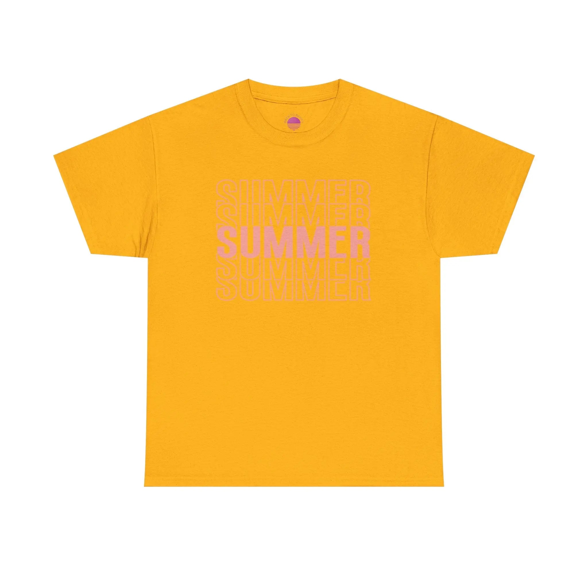 Pink "SUMMER" Graphic Tee — Summer Repeat Printify