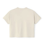 Cute Cosmic Cat Boxy Tee — Women's Graphic T-Shirt Printify