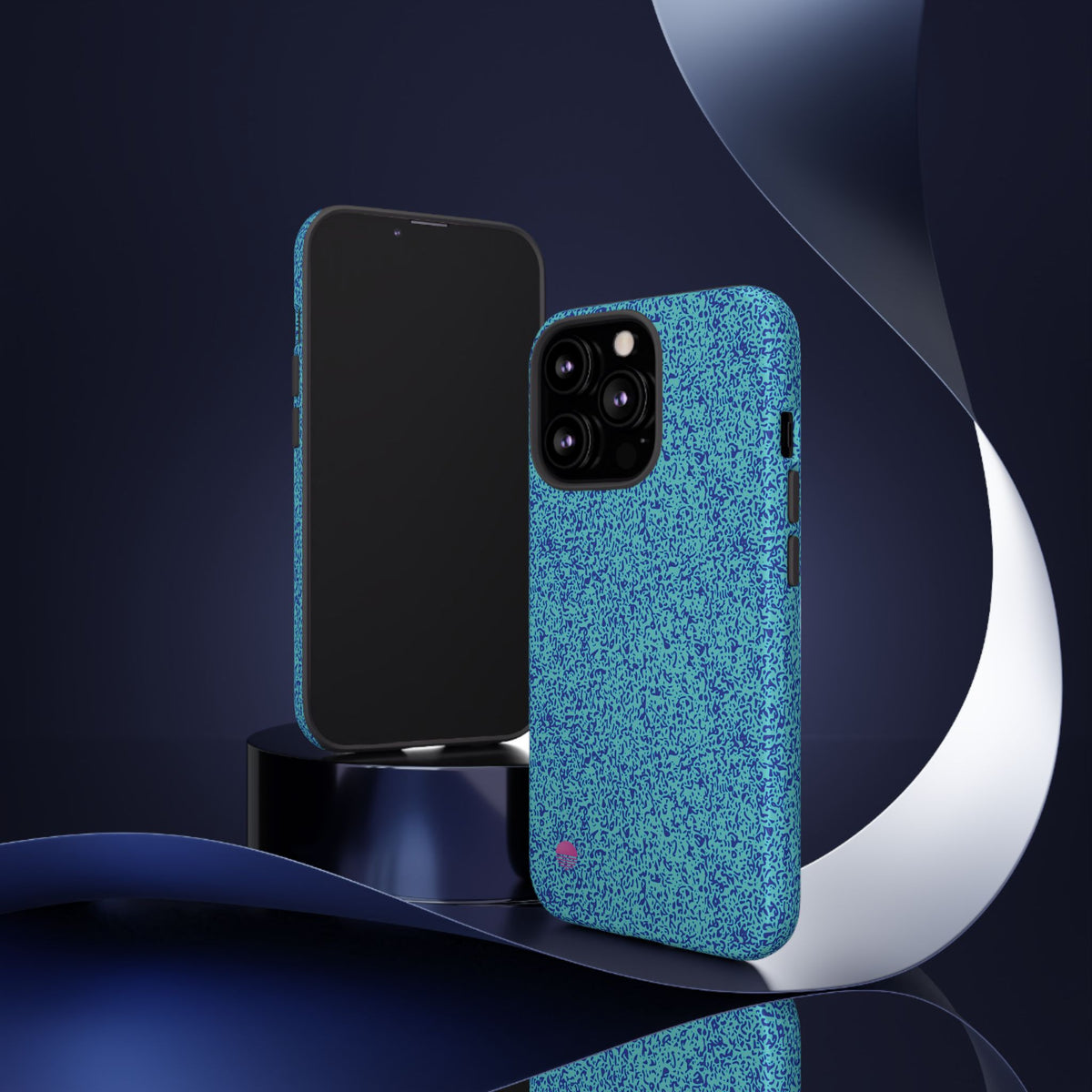 All over print iphone cases aqua blue