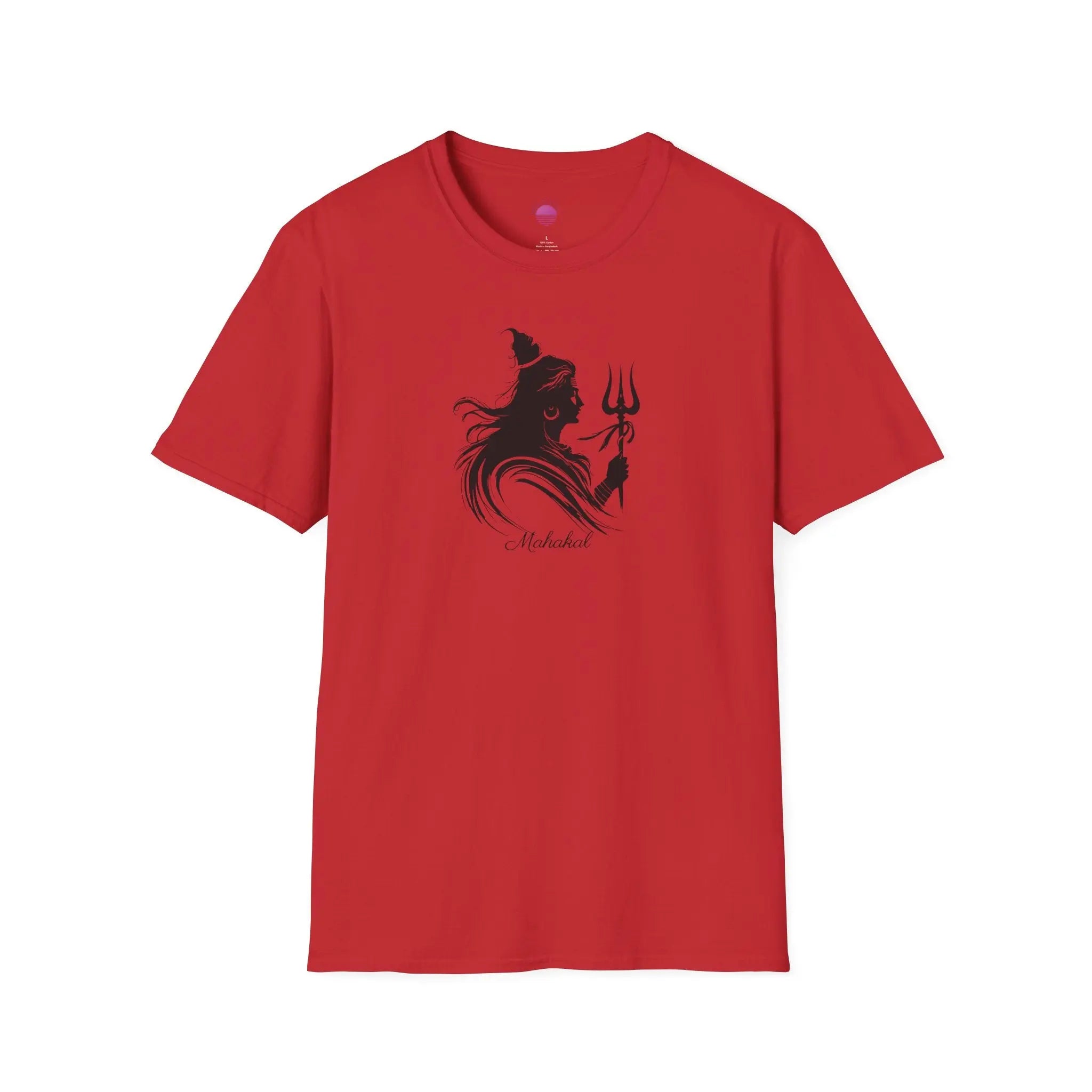 Shiva Trident Tee — Minimal Hindu God Mahadev T-Shirt Printify