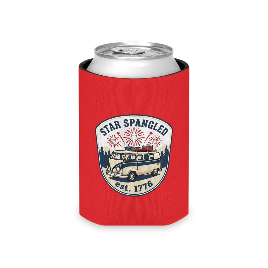 Star Spangled Van Can Koozie — Patriotic 1776 RV Beer Cooler