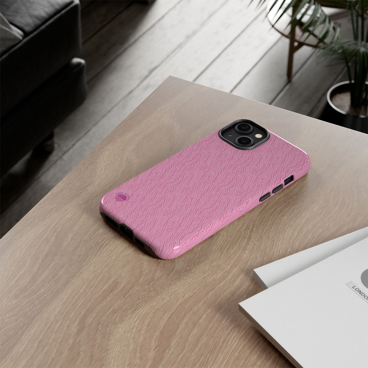 Micro-design pink zebra