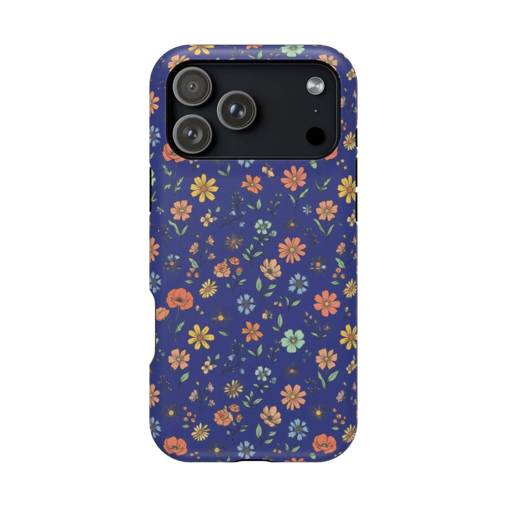 Floral All-Over Seasonal Print Phone Case — Magnetic Impact-Resistant Printify